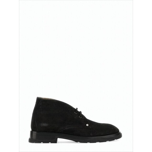 Alexander Mcqueen Suede Lace-Up Boots With Streamlined Design - NWT